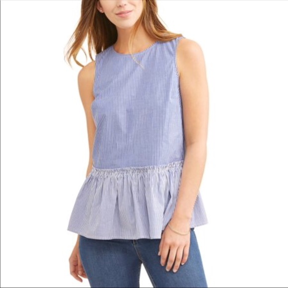 Time and Tru Tops - Time and Tru Peplum Top. Size XL (16-18)